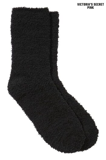 Victoria's Secret PINK Pure Black Marshmallow Sock (Q43360) | £8