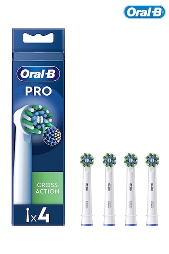 Oral-B Pro Cross Action Toothbrush Heads, 4 Counts (Q43454) | £13