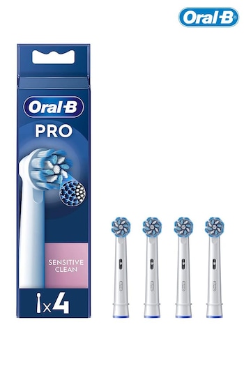 Oral-B Pro Sensitive Clean Toothbrush Heads, 4 Counts (Q43456) | £19.50