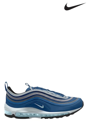 Nike retro Blue/Grey Air Max 97 Trainers (Q43611) | £175