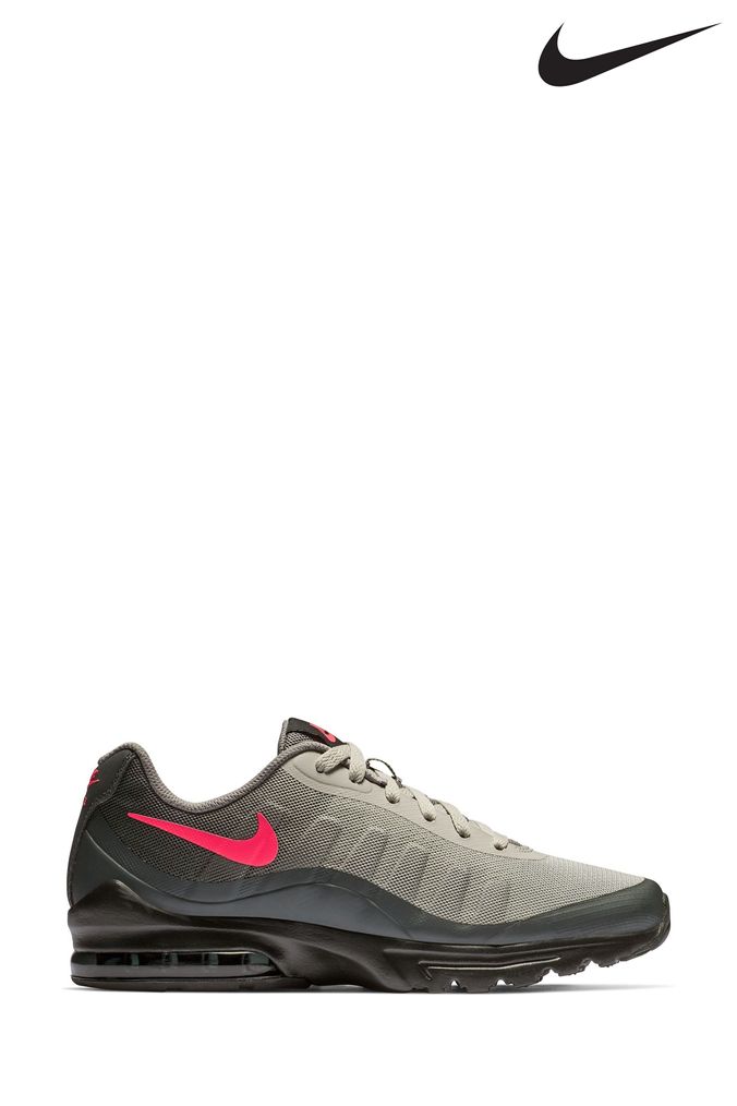 Nike junior air max invigor trainer grey / grey bright crimson hot sale