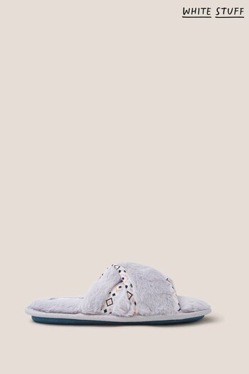 White Stuff Faux Fur Mule Slippers (Q43708) | £25