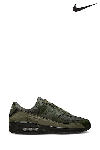Nike Grey/Black Air Max 90 Trainers (Q43724) | £145