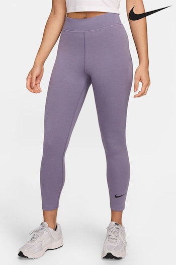 Nike Purple High Rise 7/8 Leggings (Q43735) | £38