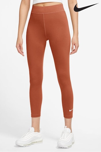 Nike Orange High Rise 7/8 Leggings DRESS (Q43739) | £38