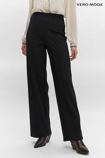 VERO MODA Black High Waisted Trousers (Q43742) | £32