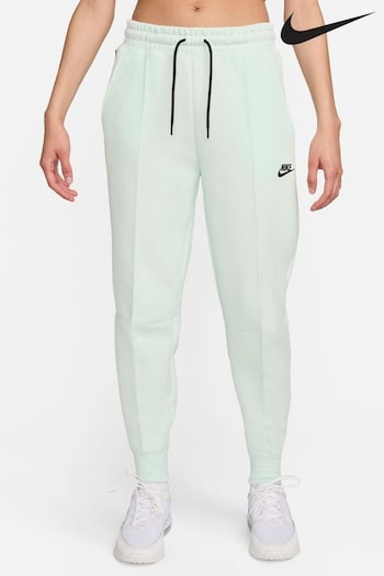 Nike Green Sportswear Tech Fleece Mid Rise Joggers (Q43748) | £89.99