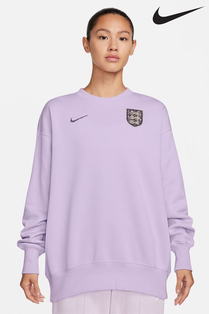 Womens pink nike crewneck clearance