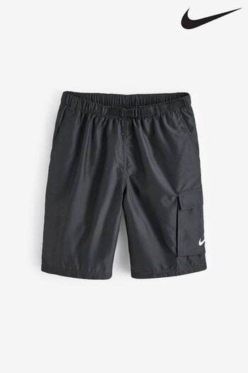 Nike Black Cargo Pocket Swim Shorts (Q43950) | £45