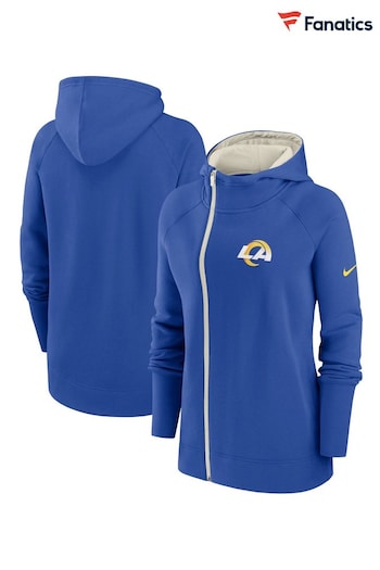 Fanatics Blue Los Angeles Rams Full Zip Hoodie (Q44395) | £70