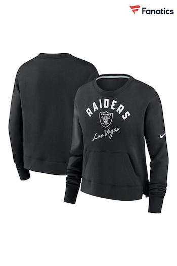 Fanatics Las Vegas Raiders Crew Black Fleece (Q44402) | £55