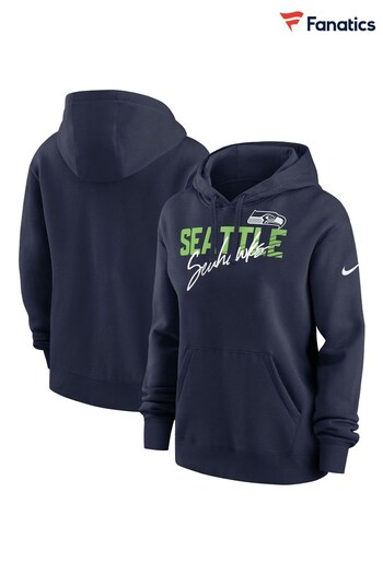 Fanatics Blue Seattle Seahawks Club Fleece Hoodie (Q44428) | £60