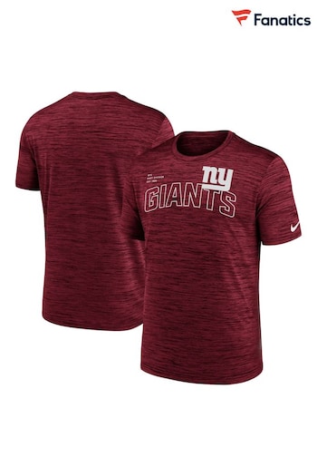 Fanatics Red New York Giants Velocity Arch T-Shirt (Q44585) | £30