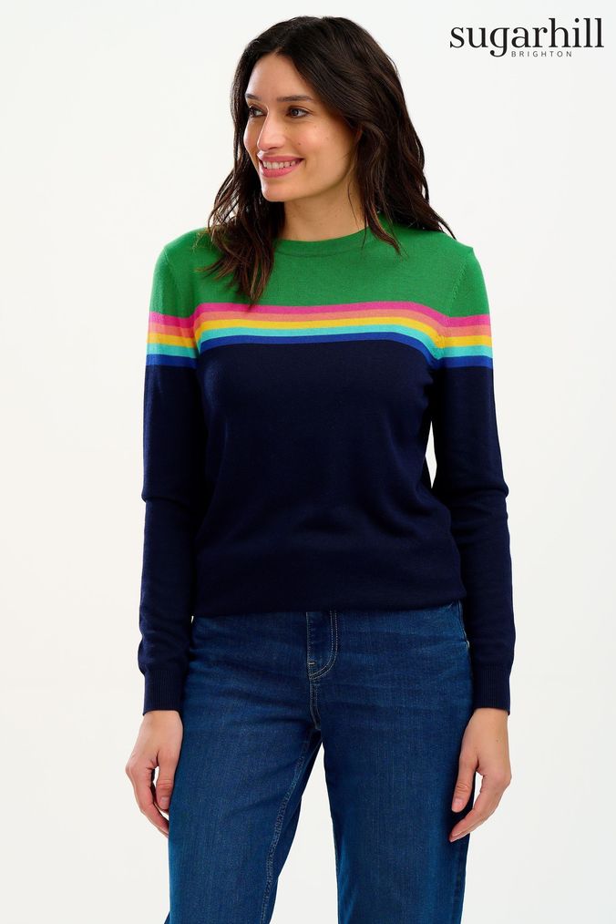 Sugarhill boutique rainbow outlet jumper