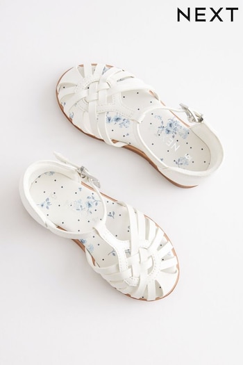 White Fisherman Occasion Relay Sandals (Q44846) | £17 - £20