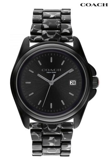 COACH Ladies Greyson Black Watch (Q44934) | £195
