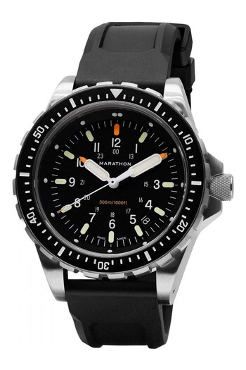 Marathon Gents Large Divers 46mm Maraglo Black Watch (Q44939) | £1,055