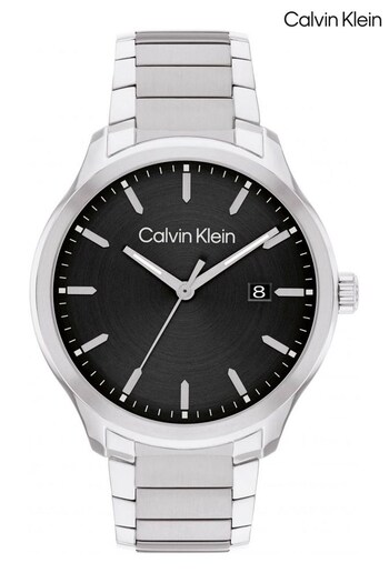 Calvin Klein Gents Silver Tone Define Watch (Q44962) | £169