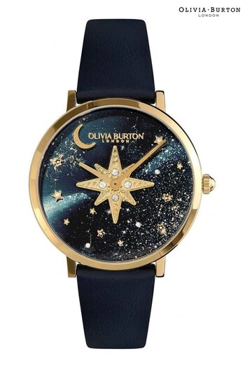 Olivia Burton Ladies Blue Celestial Nova Watch (Q44977) | £129