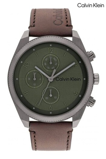 Calvin Klein Gents Impact Brown Watch (Q44978) | £169