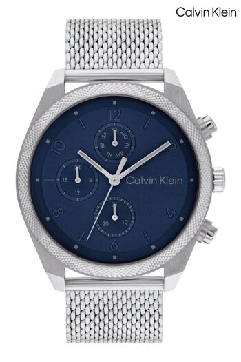Calvin Klein Gents Silver Tone Impact Watch (Q44999) | £179