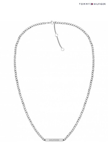 Tommy Hilfiger Ladies Silver Tone Jewellery Layered Pendant Necklace (Q45020) | £59