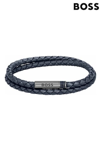 BOSS Blue Jewellery Gents Ares Bracelet (Q45053) | £69