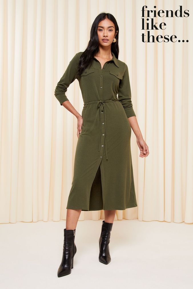 Next green shirt dress sales