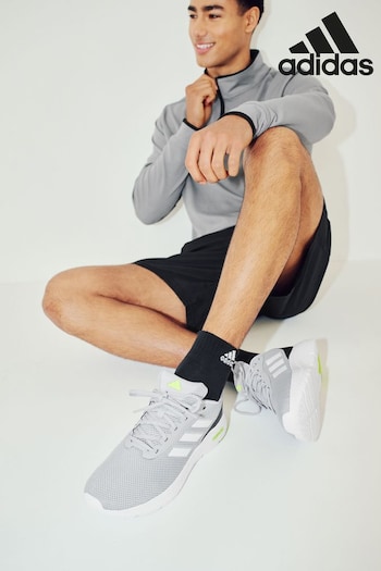 adidas felt Grey/White Cloudfoam Move Slip In Trainers (Q45230) | £55