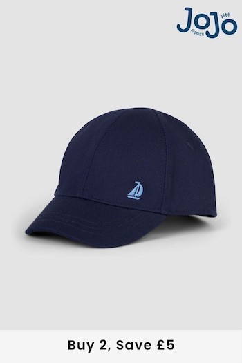 JoJo Maman Bébé Navy Blue Baseball Curve Cap (Q45427) | £14