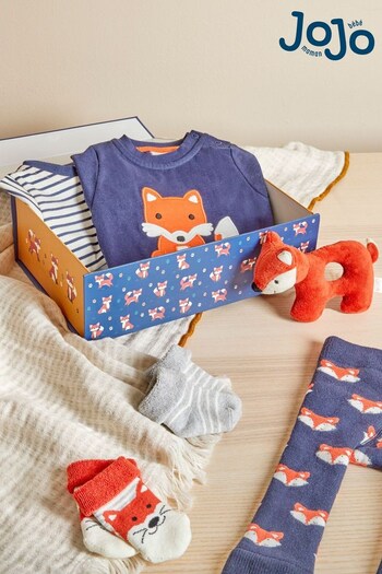JoJo Maman Bébé Navy Fox Favourites Gift Set (Q45469) | £44