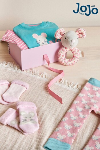 JoJo Maman Bébé Pink Mouse Favourites Gift Set (Q45484) | £49