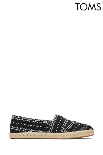 TOMS Black Alpargata Rope Shoes (Q45707) | £55