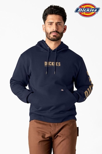 Dickies Blue Graphic Pullover Fleece Hoodie (Q45718) | £60