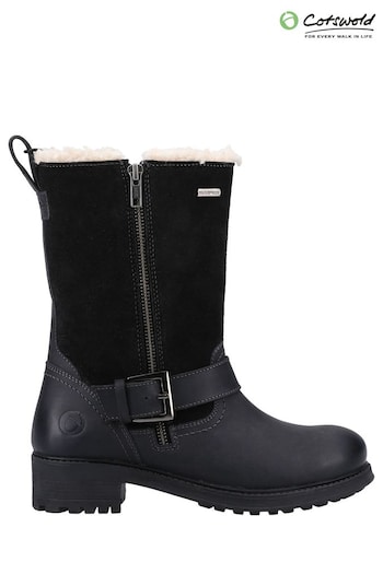 Cotswolds Alverton Black Boots (Q45719) | £84