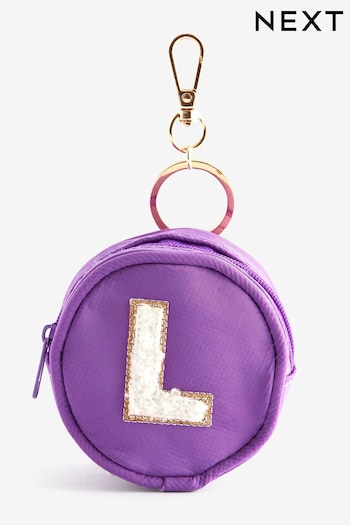 Purple Inital Key Ring Purse (Q45764) | £12
