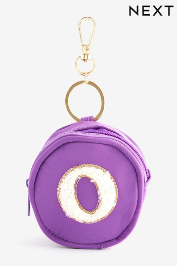 Purple Inital Key Ring Purse (Q45766) | £12