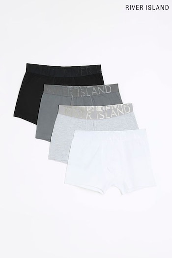 River Island Natural Multicolour Boxers Multipack of 4 (Q45818) | £25