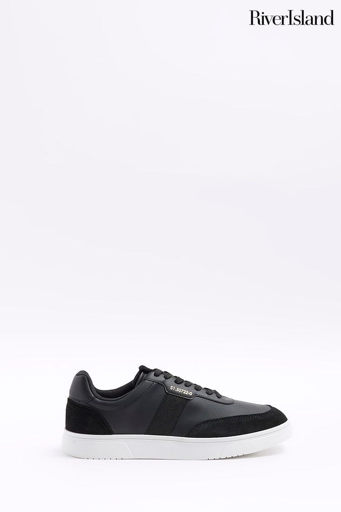 Mens River Island Trainers High Top Wedge Trainers Next UK