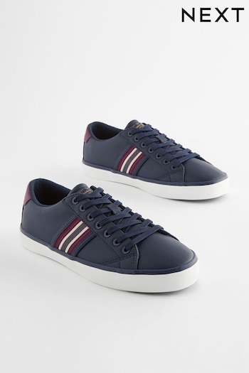 Navy Side Stripe Trainers (Q46102) | £35