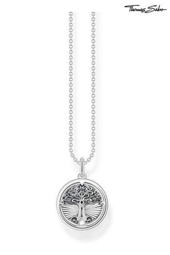 Thomas Sabo Silver Tree of Love Necklace (Q46152) | £98