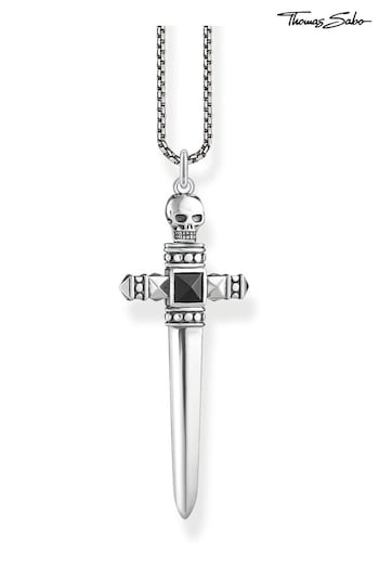 Thomas Sabo Silver Sword Pendant Necklace (Q46155) | £159