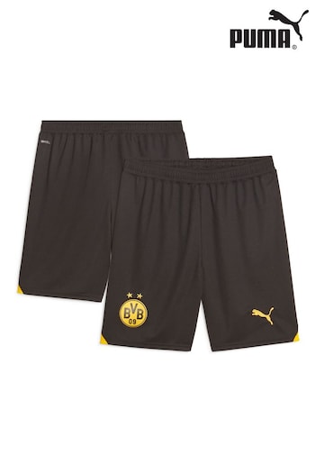 Puma Black Borussia Dortmund Home Shorts 2023-24 (Q46218) | £35
