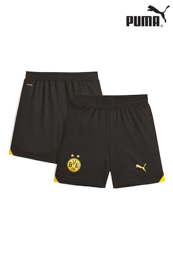 Puma Black Borussia Dortmund Puma Home Shorts 2023-24 (Q46221) | £25