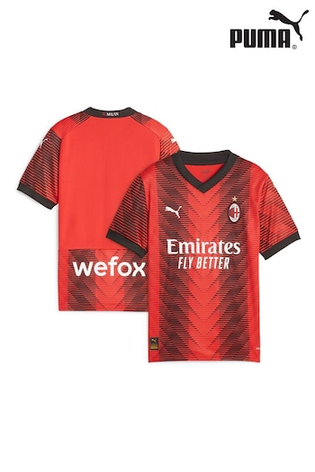 Puma Red AC Milan Puma Home Shirt 2023-24 (Q46250) | £60