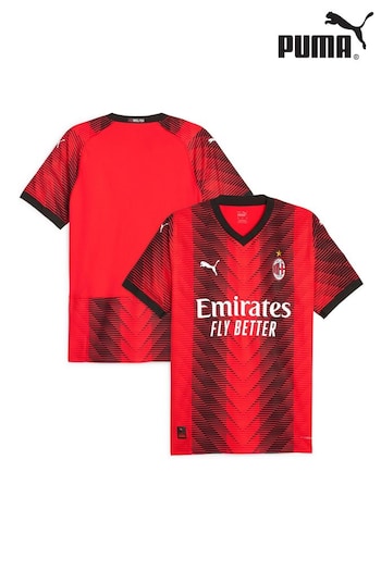 Puma Red AC Milan Puma Home Authentic Shirt 2023-24 (Q46252) | £120