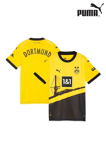 Puma Yellow Borussia Dortmund Puma Home Shirt 2023-24 (Q46261) | £60