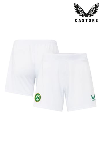 Castore Republic of Ireland Home White Shorts (Q46284) | £35
