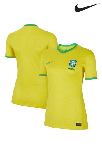Nike Yellow Brazil Short Stadium Shirt (Q46295) | £80