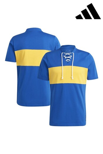 adidas Blue Boca Juniors Historical Jersey (Q46607) | £85